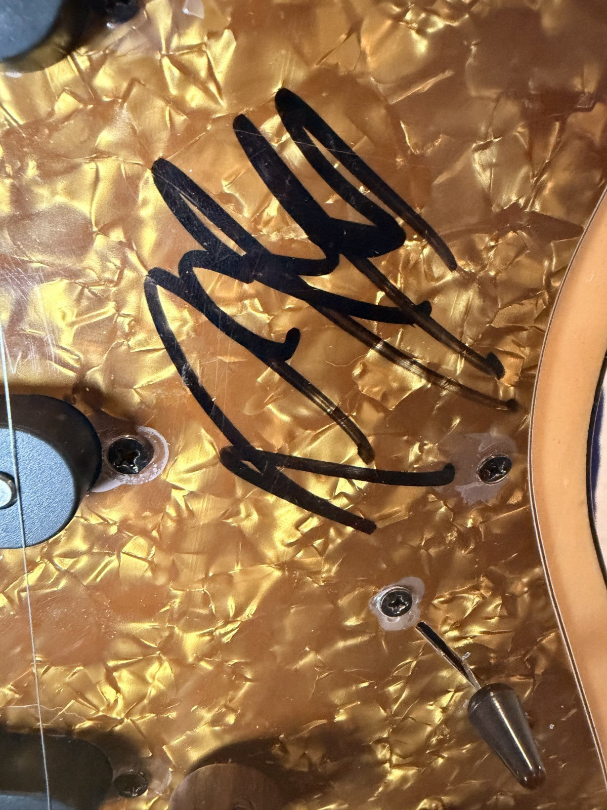 Post Malone Signed Electric Guitar Custom Knobs USA Rockstar Autograph — listing photograph 2