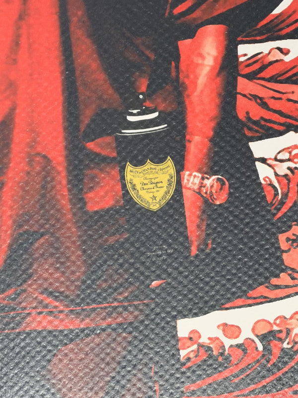 Death NYC Kanye West Red Fuji Framed Pop Art Print Signed Ltd Ed 100