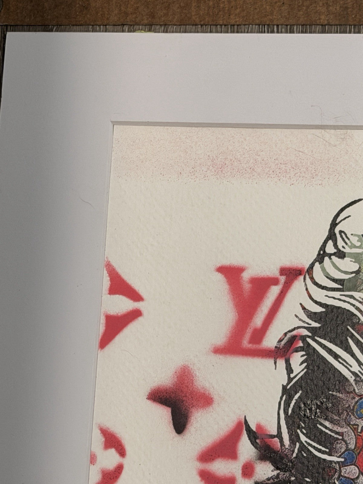 DEATH NYC Joker Louis Vuitton Murakami 1/1 Signed Pop Art Custom Matted 2025