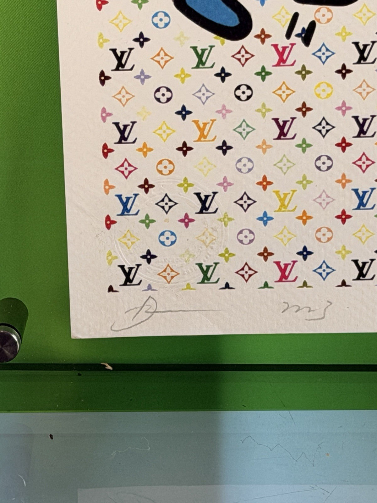 Death NYC Keith Haring Dancing Figures Louis Vuitton Signed Pop Art Print 2024