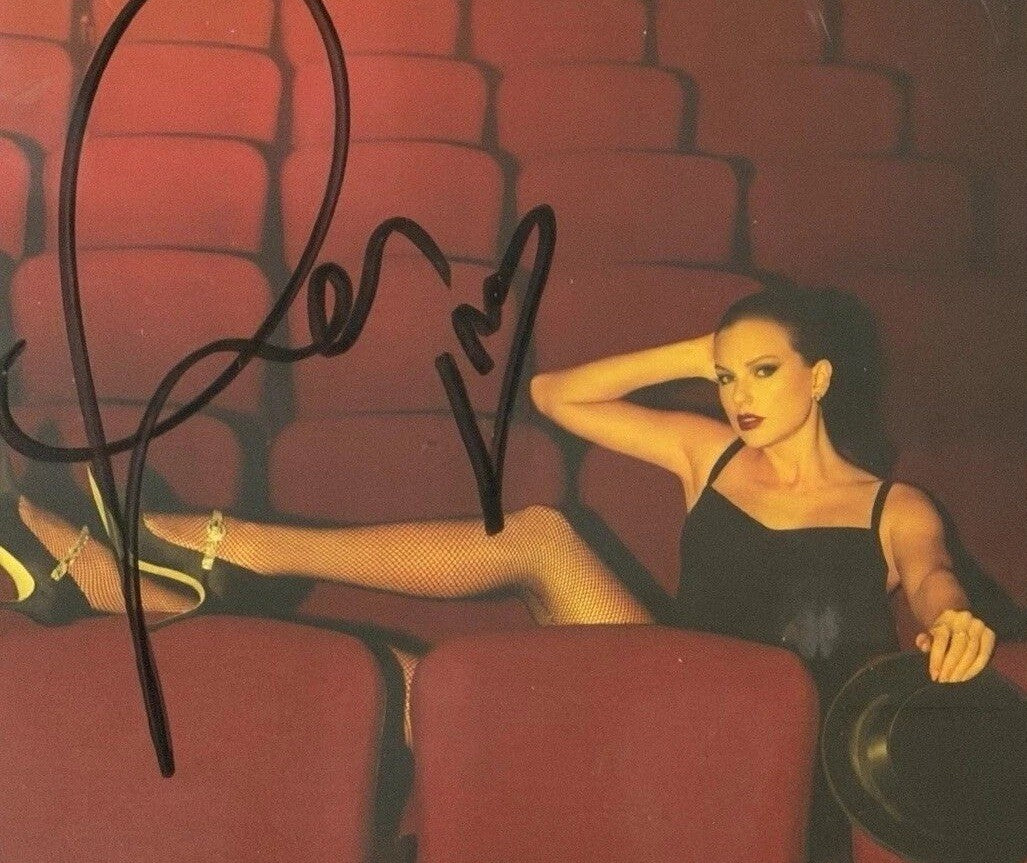 Taylor Swift Signed CD 'The Life of a Showgirl' Framed Display with Photo