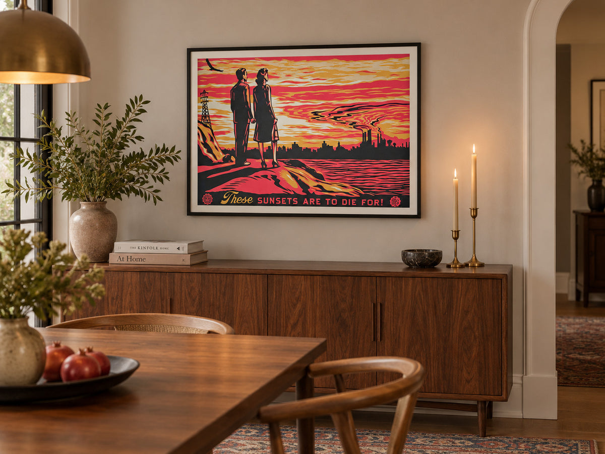 Shepard Fairey These Sunsets Are To Die For 2023 Signed Screenprint /89 OBEY — listing photograph 4