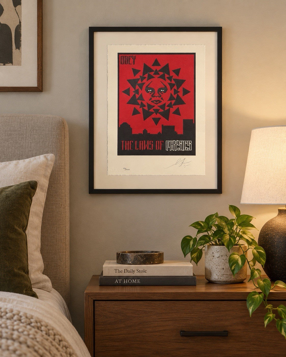 Shepard Fairey Obey Laws of Physics Letterpress 2015 Signed Numbered (200)