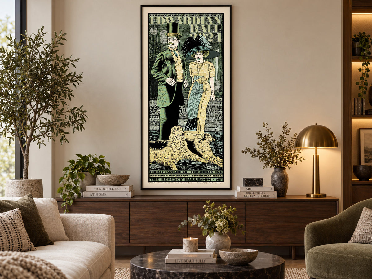 Chuck Sperry Edwardian Ball 2024 Signed Numbered Screen Print Poster /250 — listing photograph 6