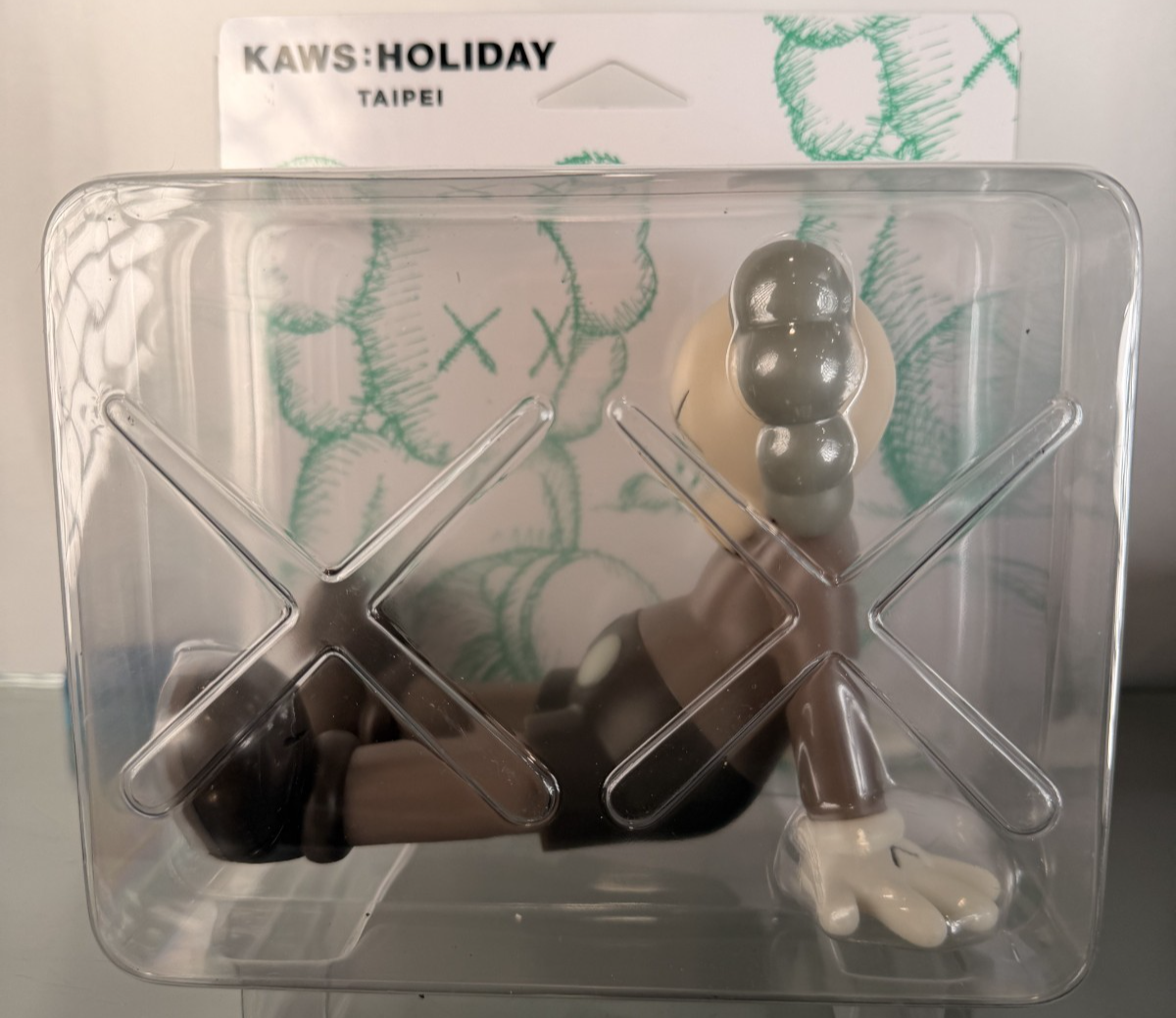 KAWS Holiday Taipei Companion Brown Vinyl Figure 2019 11.5" SEALED w/ Box