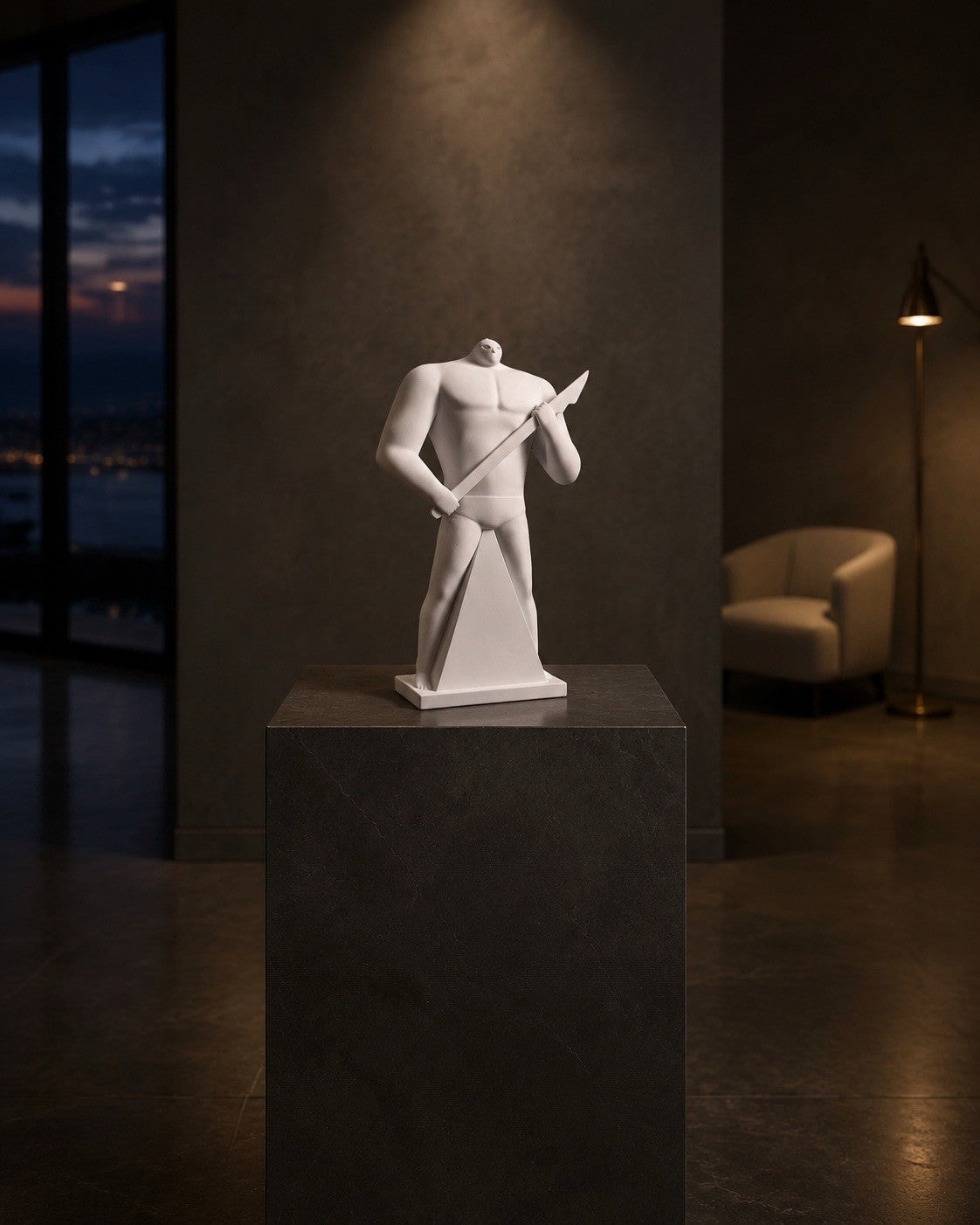 Cleon Peterson POWER Sculpture White Ltd Edition 500 Beyond The Streets NEW
