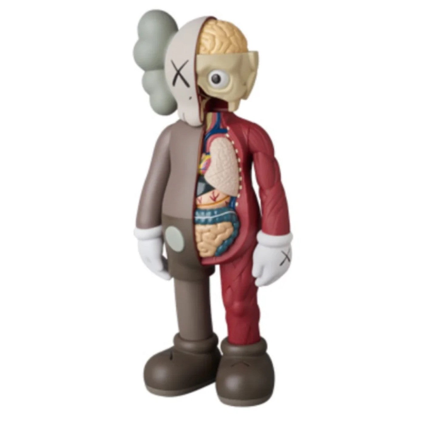 KAWS Companion Flayed Open Edition Brown Medicom Toy Dissected Sealed New Figure