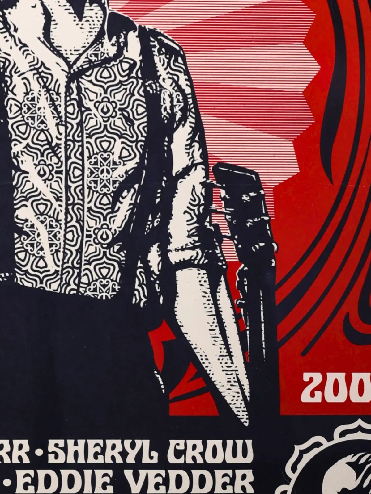 Shepard Fairey Presidential Seal Red 2007 Signed Screen Print 189/300 OBEY