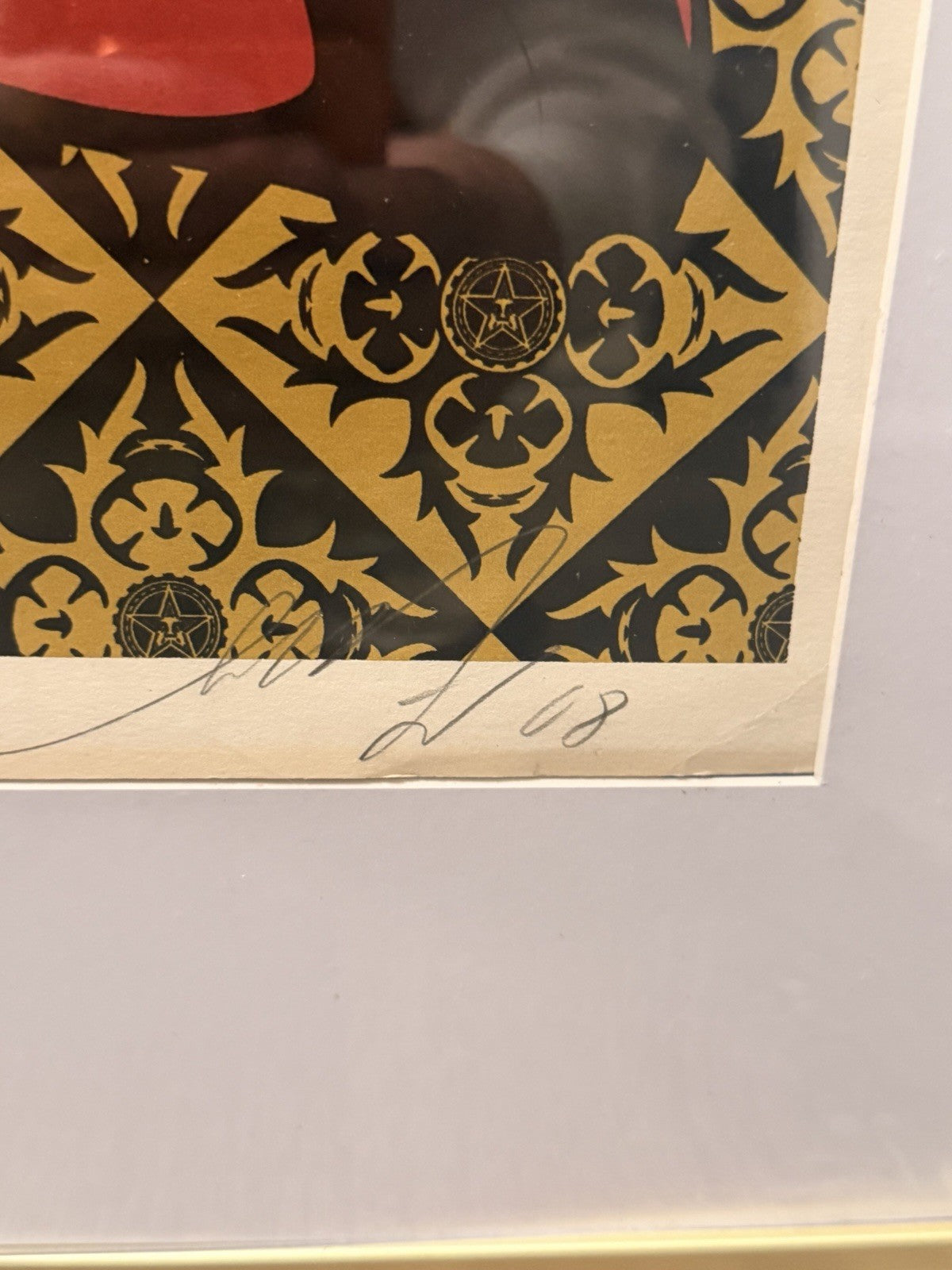 Shepard Fairey — “Vivi La Revolucion” — 2008 — Artist Proof (AP) Signed & Framed
