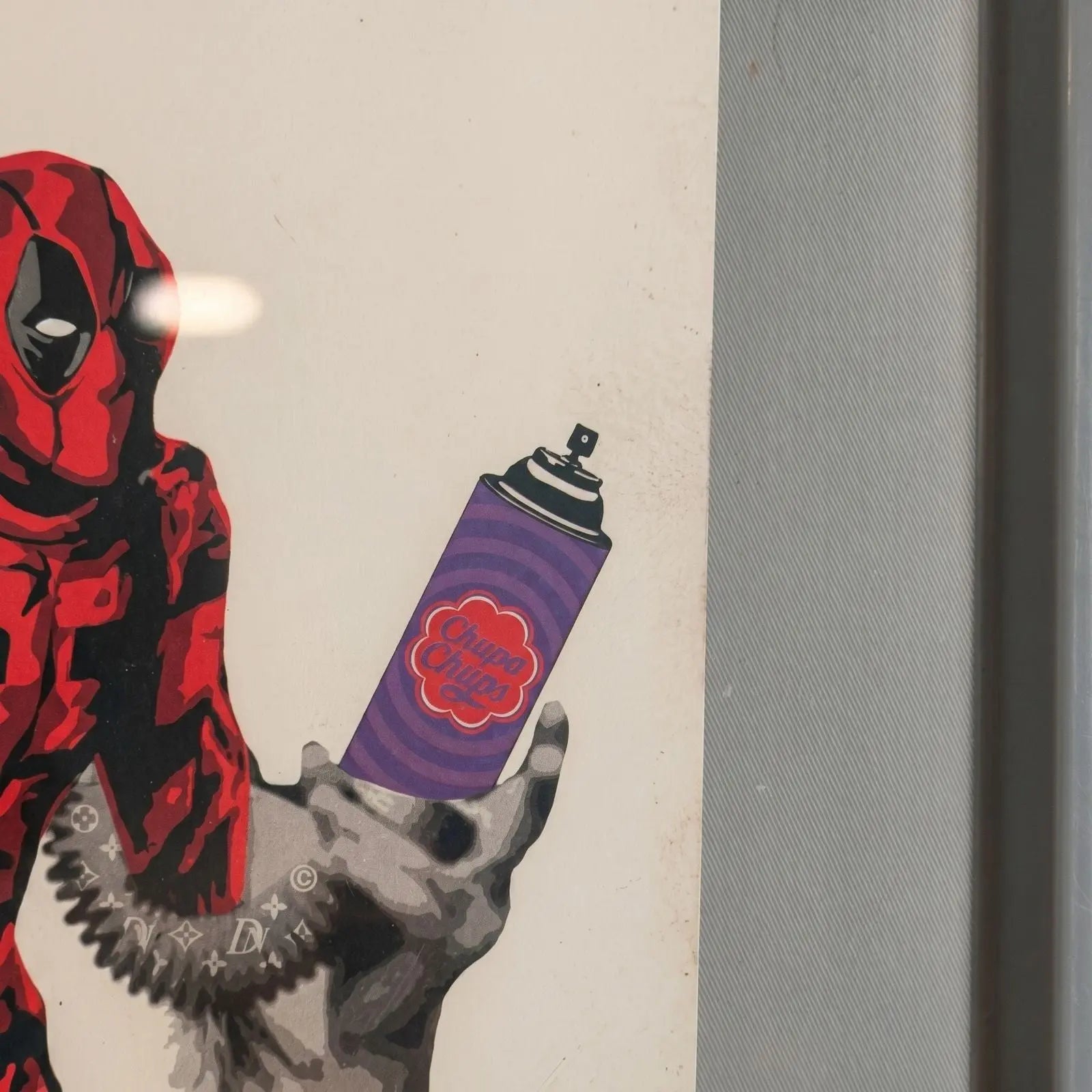 Death NYC LV Gas Mask Spray Can Murakami Signed 68/100 2012 Street Art Pop Art