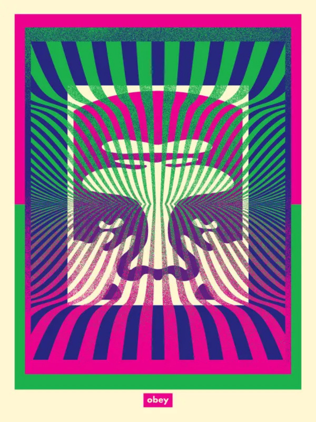 Shepard Fairey Op-Art Icon Signed Numbered Screen Print OBEY Giant 2024