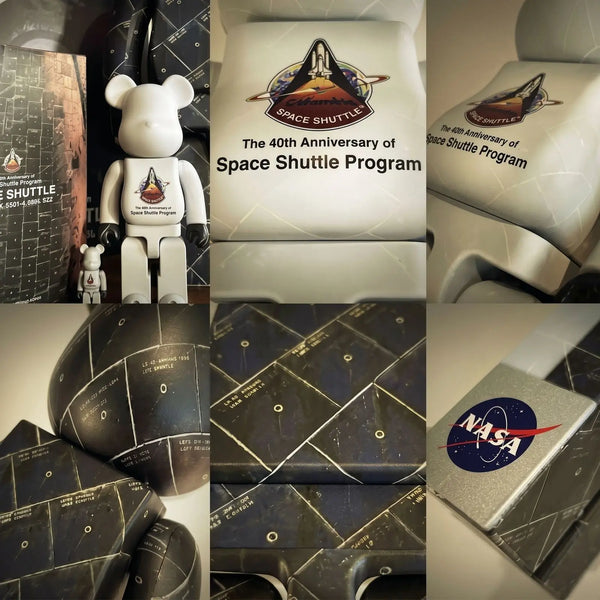 Medicom BE@RBRICK NASA Space Shuttle Columbia 40th Anniversary 1000% Mint New