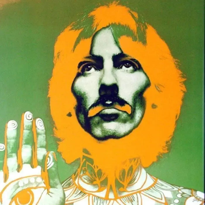 Original Beatles George Harrison Portrait by Richard Avedon, On Linen