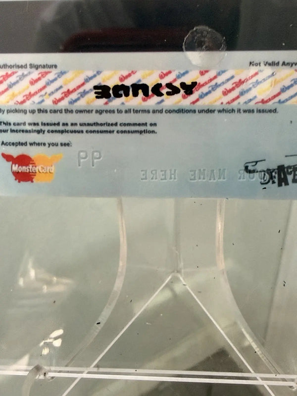 D*Face x Banksy "American Depress" Faux Credit Card - Dismaland 2015 Art Print