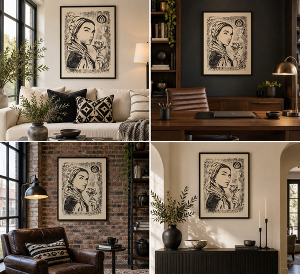 Shepard Fairey Natural Springs 2017 Signed 140/400 DAMAGED Stencil OBEY 18x24 — listing photograph 10