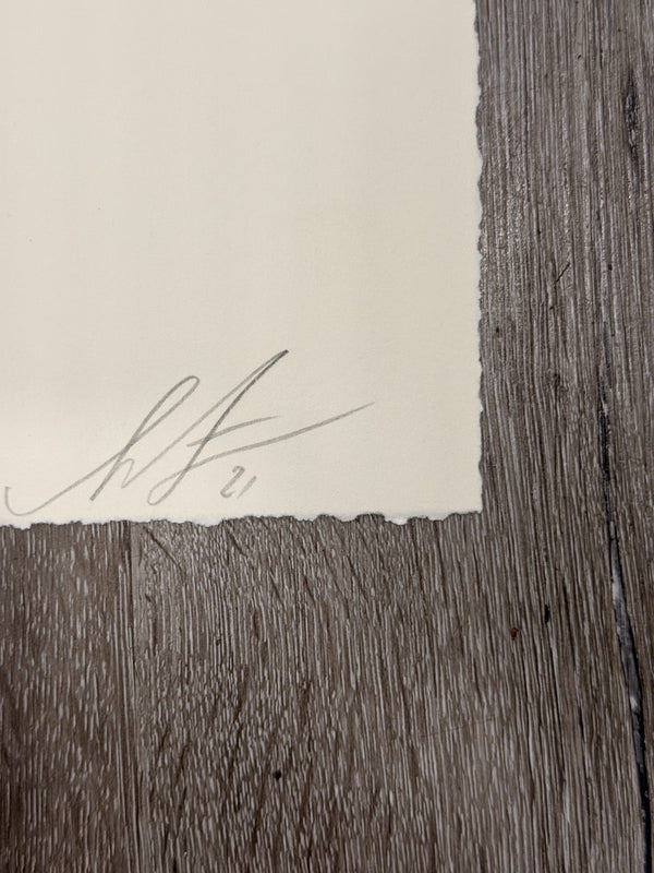 Shepard Fairey AK-47 Lotus Signed Numbered Letterpress OBEY Print 2021 /450