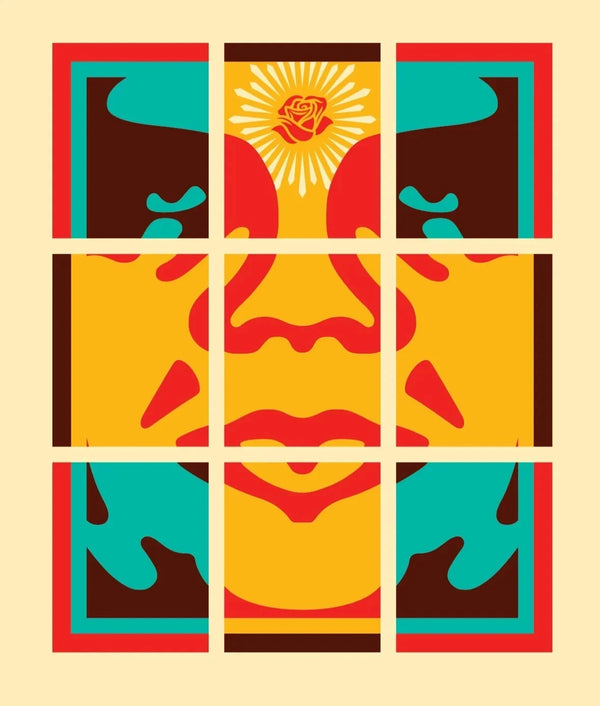 Shepard Fairey x Ernesto Yerena They Divide We Multiply 2024 Signed Print 72/100 — listing photograph 1