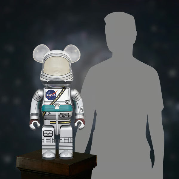 BE@RBRICK NASA Project Mercury Astronaut 1000% Medicom Toy Bearbrick Space — listing photograph 3