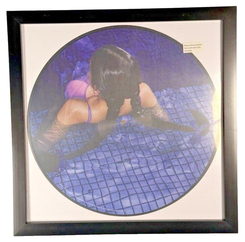 Olivia Rodrigo GUTS Limited Edition Purple Picture Disc Vinyl Framed Display 12"