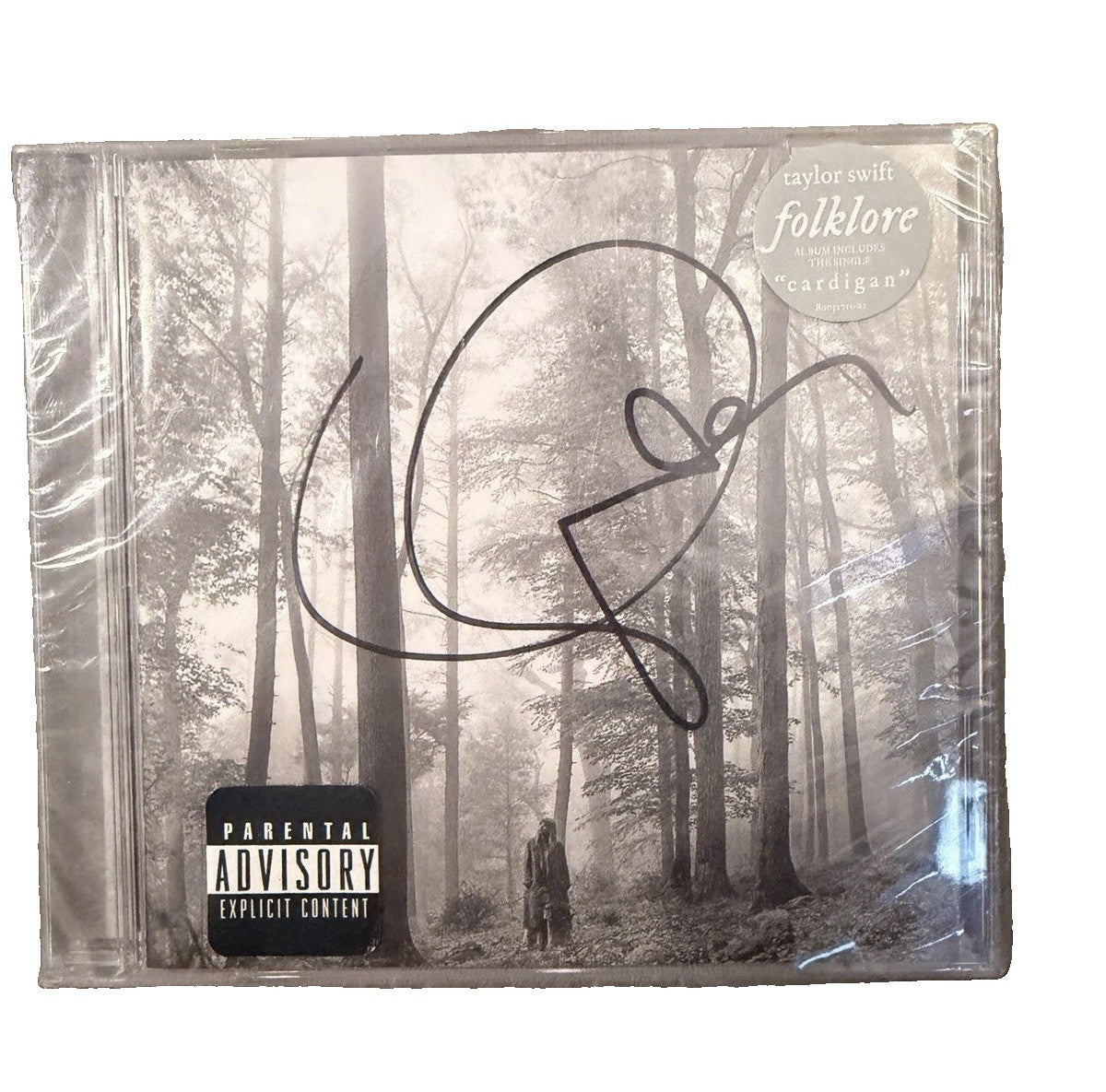 Taylor Swift Folklore Signed CD Sealed Unopened Autographed Booklet 2020