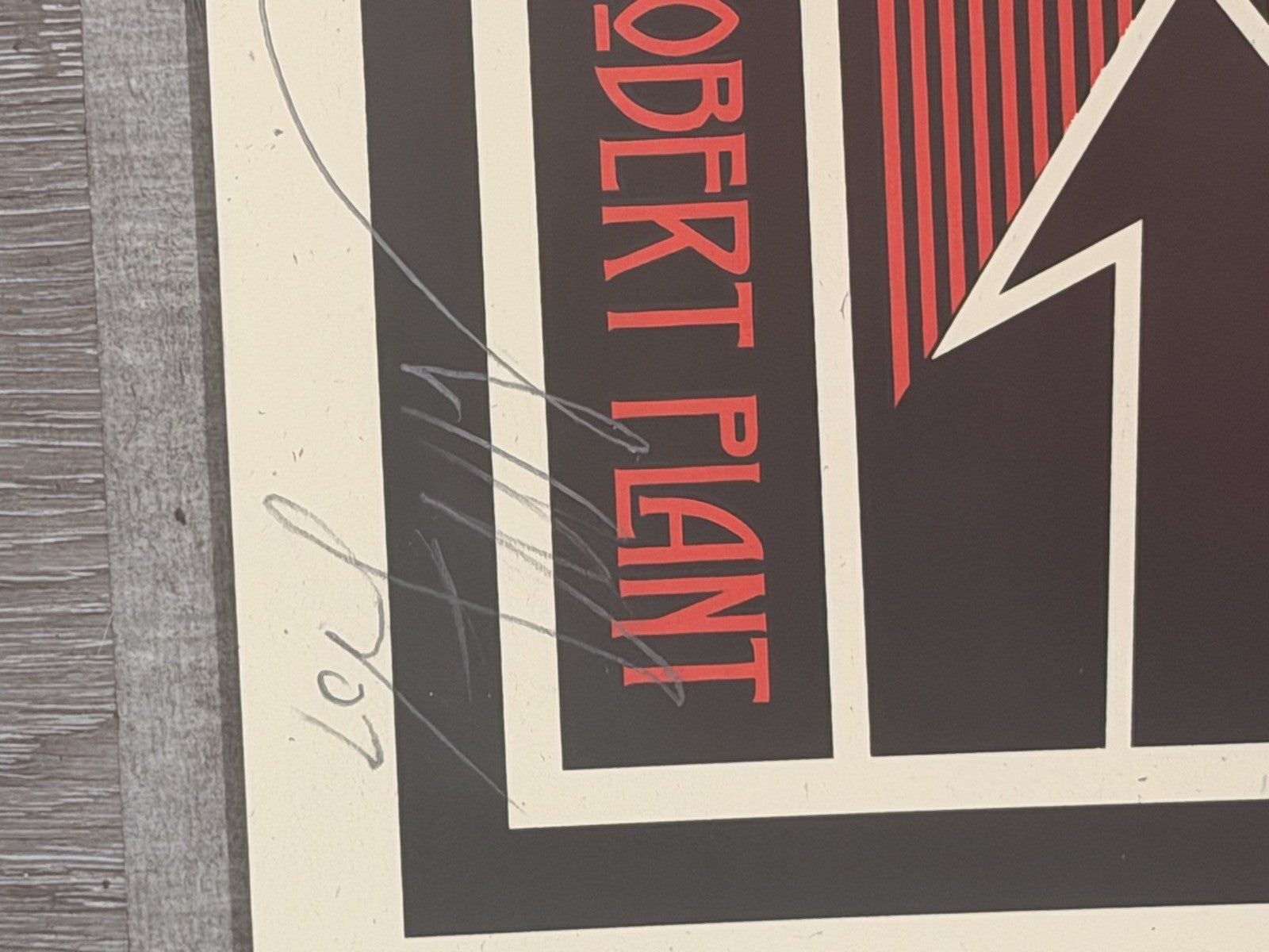 Shepard Fairey Led Zeppelin Mothership Signed Numbered Print 2007 Obey 171/450