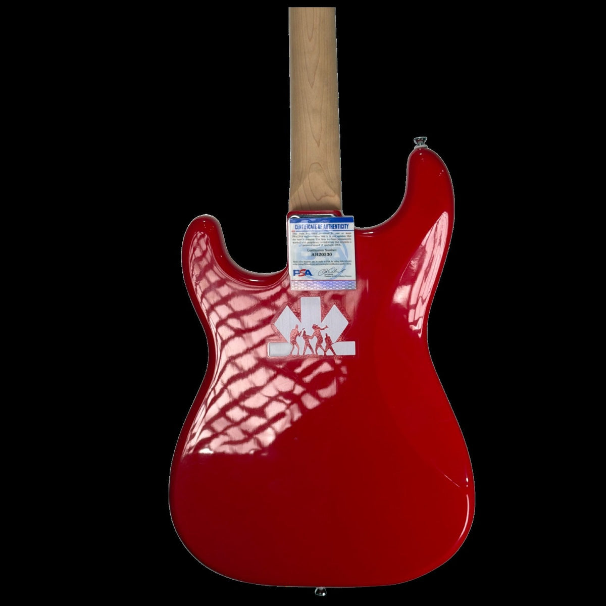 Red Hot Chili Peppers Flea Signed Electric Guitar PSA/DNA COA AH20530