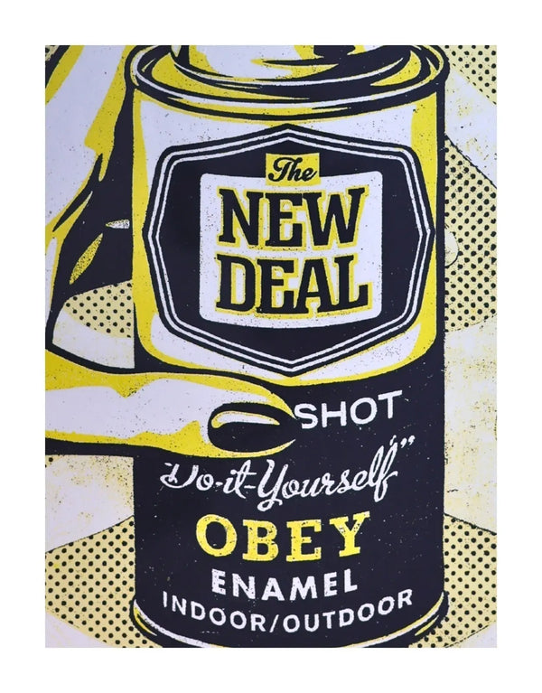 Shepard Fairey Warning Addictive Art Print 2020 Obey Giant Signed Print