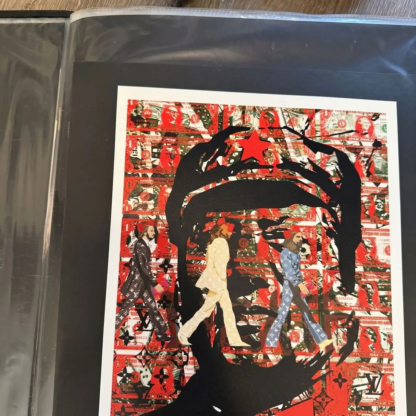Rare Art - Death NYC Signed 34/100 Mao Zedong Beatles Abbey Road LV