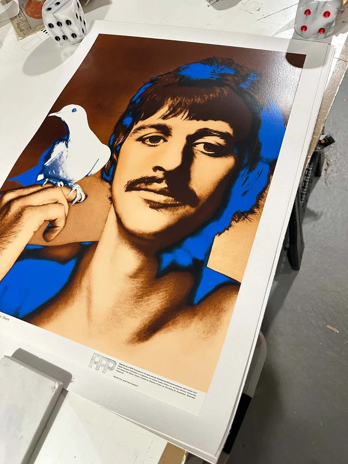 1967 Beatles Richard Avedon STERN Original Posters Set of 4 Linen Backed Copy — listing photograph 11