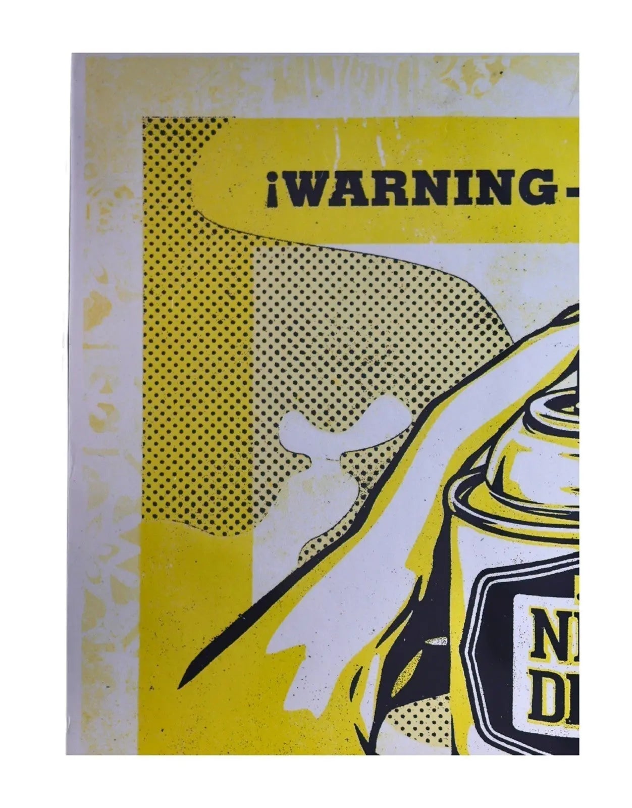 Shepard Fairey Warning Addictive Art Print 2020 Obey Giant Signed Print
