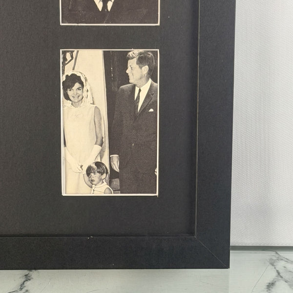 President John F. Kennedy JFK Framed Topps Card Deck w/ extra cards