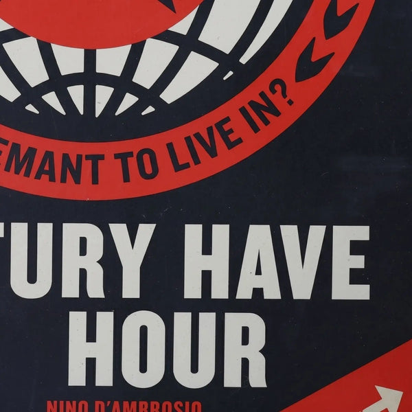 Shepard Fairey Let Fury Have the Hour Signed Limited Edition Film Poster 2013