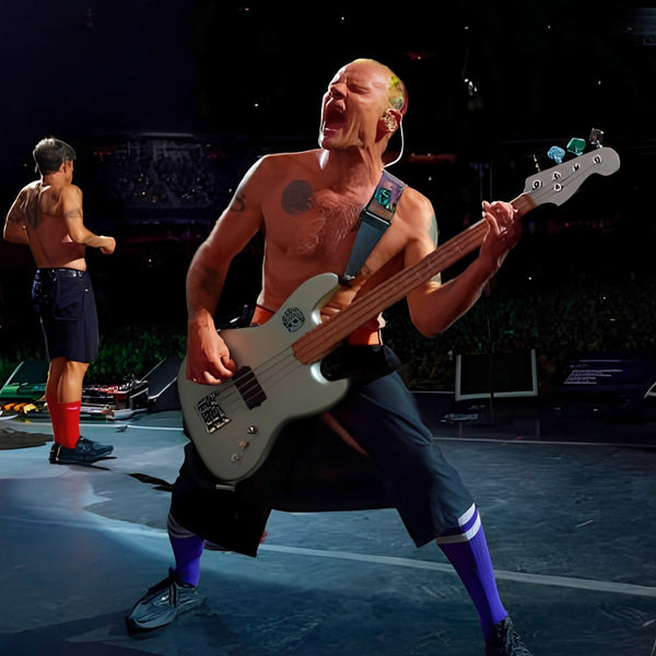 Red Hot Chili Peppers Flea Signed Electric Guitar PSA/DNA COA AH20530