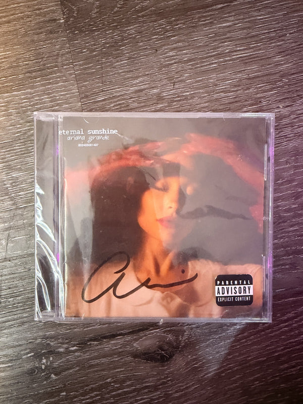 Ariana Grande Eternal Sunshine Signed CD New Sealed