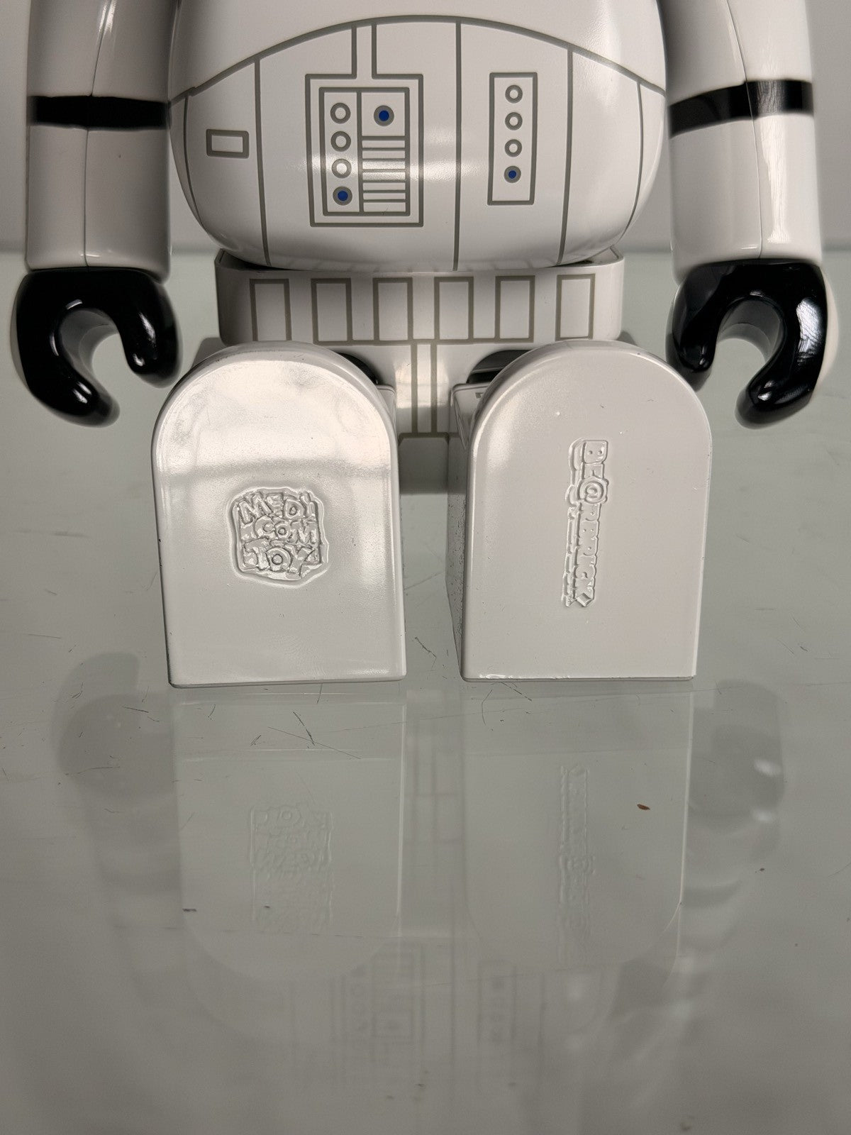 BE@RBRICK Star Wars Stormtrooper Chrome Ver 400% Medicom Toy Bearbrick New