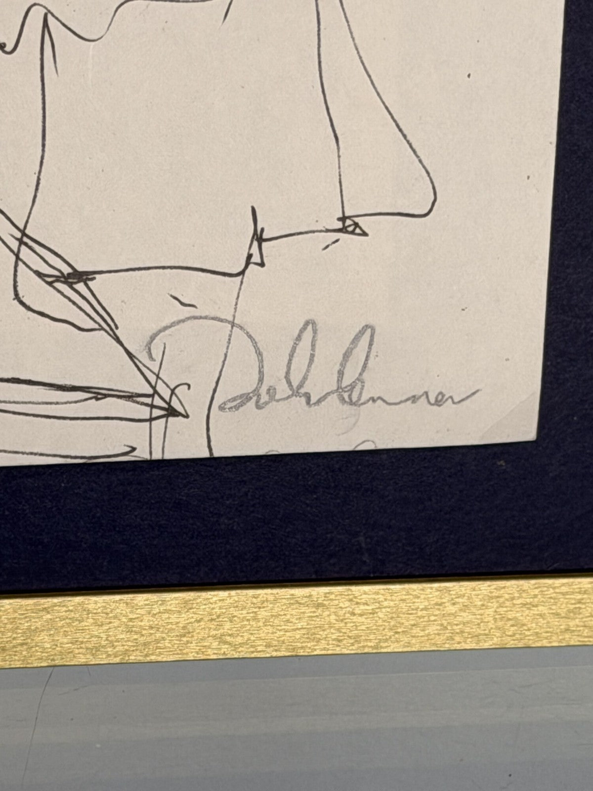 After John Lennon "I Do" Framed Print, Marked A/P Unverified