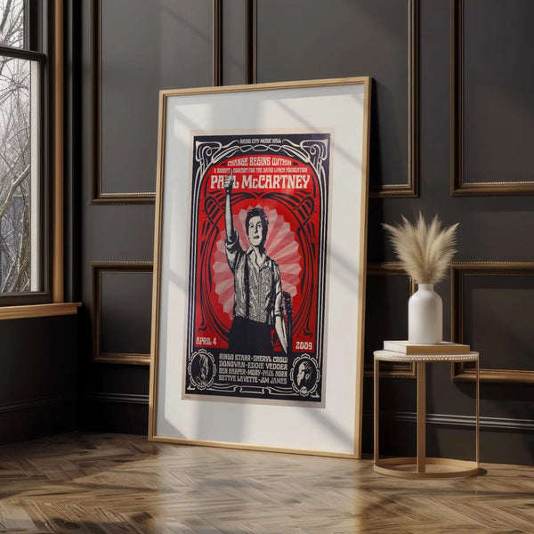 Shepard Fairey Presidential Seal Red 2007 Signed Screen Print 189/300 OBEY