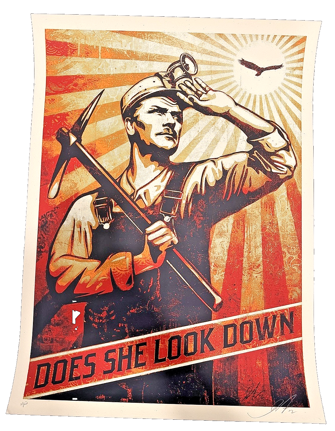 Shepard Fairery High Flyin' Bird,Does She Look Down  - Signed + Numbeered
