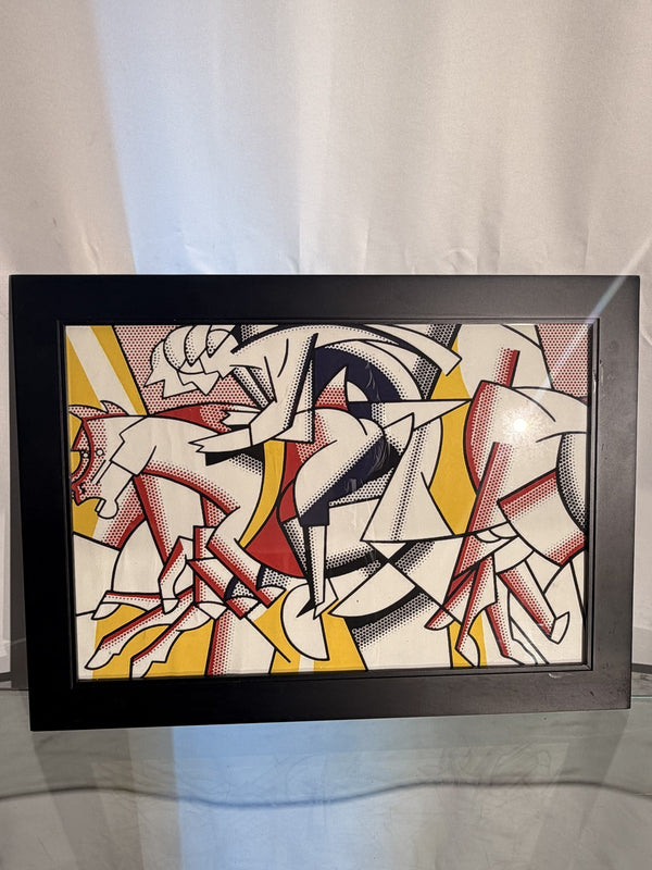 After Roy Lichtenstein I Love Liberty Framed Pop Art Print