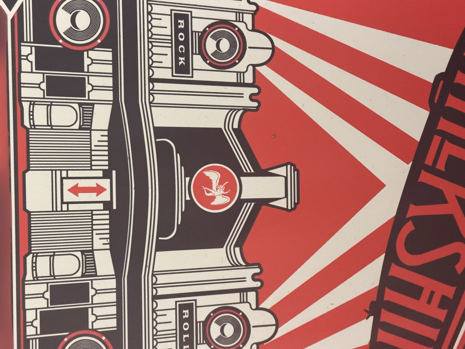 Shepard Fairey Led Zeppelin Mothership Signed Numbered Print 2007 Obey 171/450