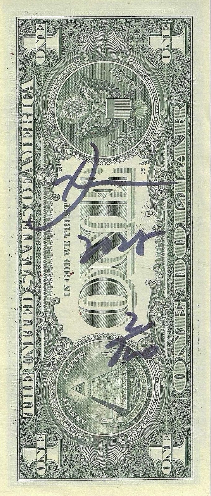 Death NYC – Nike Air Jordan  $1 Dollar Bills Signed & Numbered RARE!