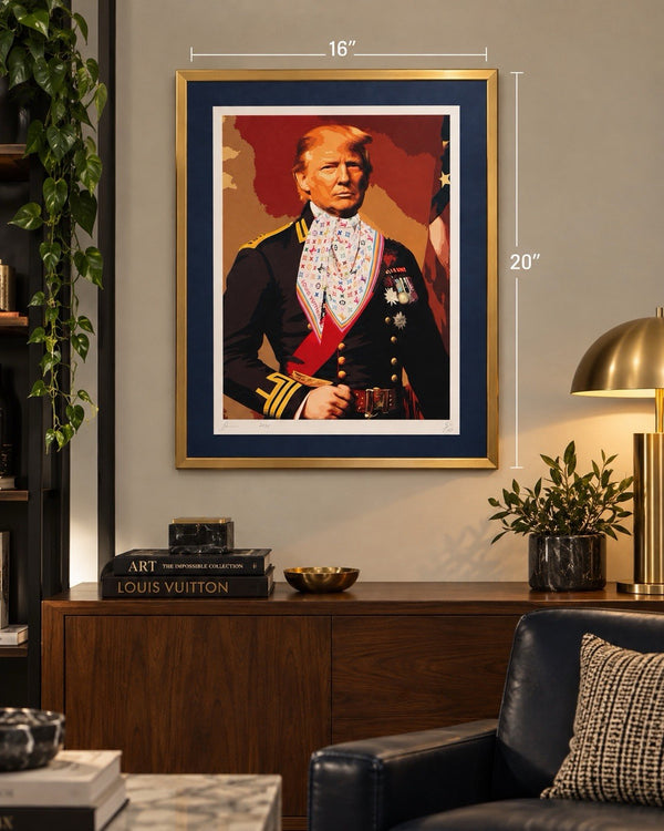 Death NYC Donald Trump Louis Vuitton Pop Art Signed Limited Edition 16x20 Matted