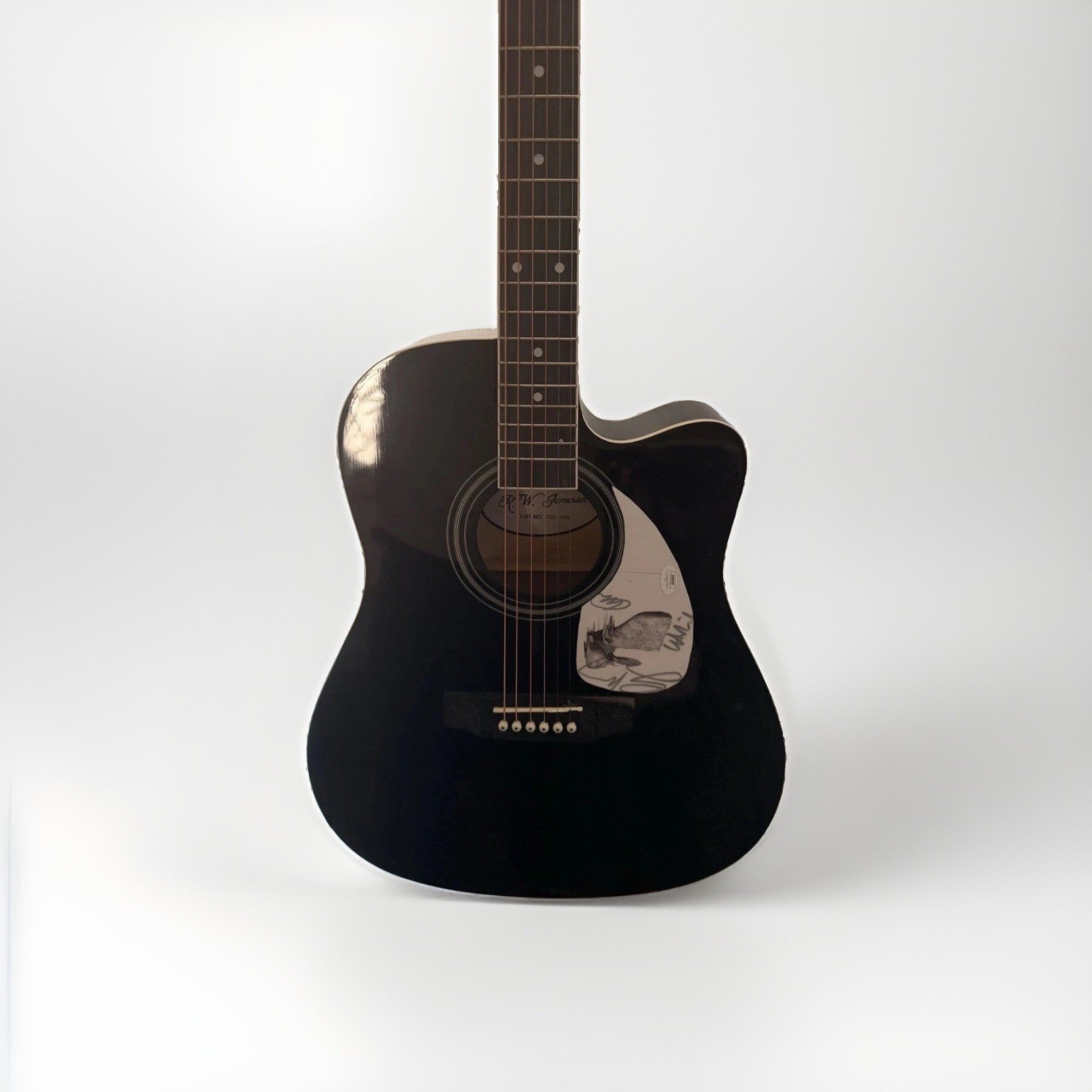 Coldplay Signed Acoustic Guitar Chris Martin Band JSA COA AQS2830