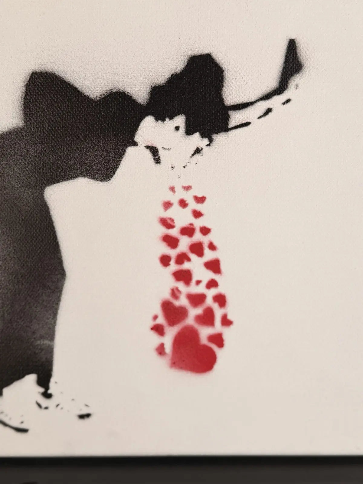 Banksy Dismaland Achieve Greatness 1/10 Signed Stencil Canvas 2015 Ticket