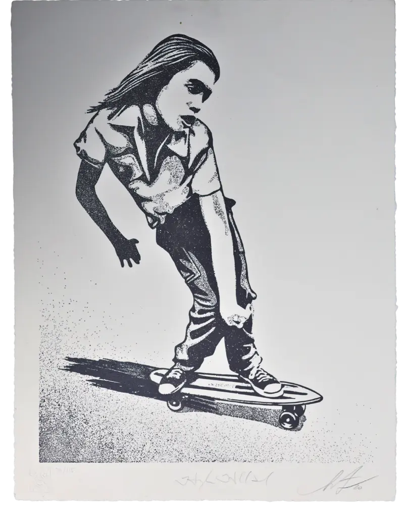 Shepard Fairey x Hugh Holland Styles Change Style Endures Dual Signed 70/115
