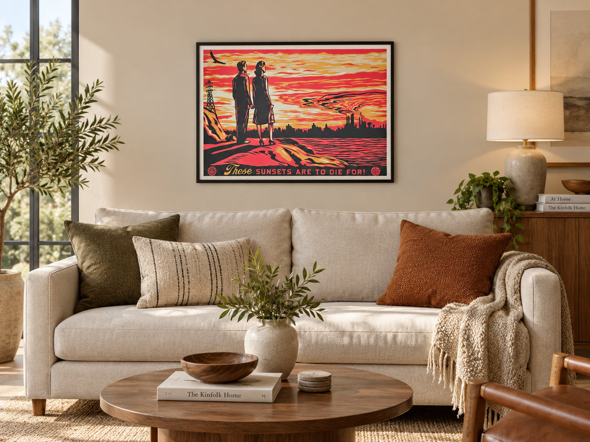 Shepard Fairey These Sunsets Are To Die For 2023 Signed Screenprint /89 OBEY — listing photograph 2