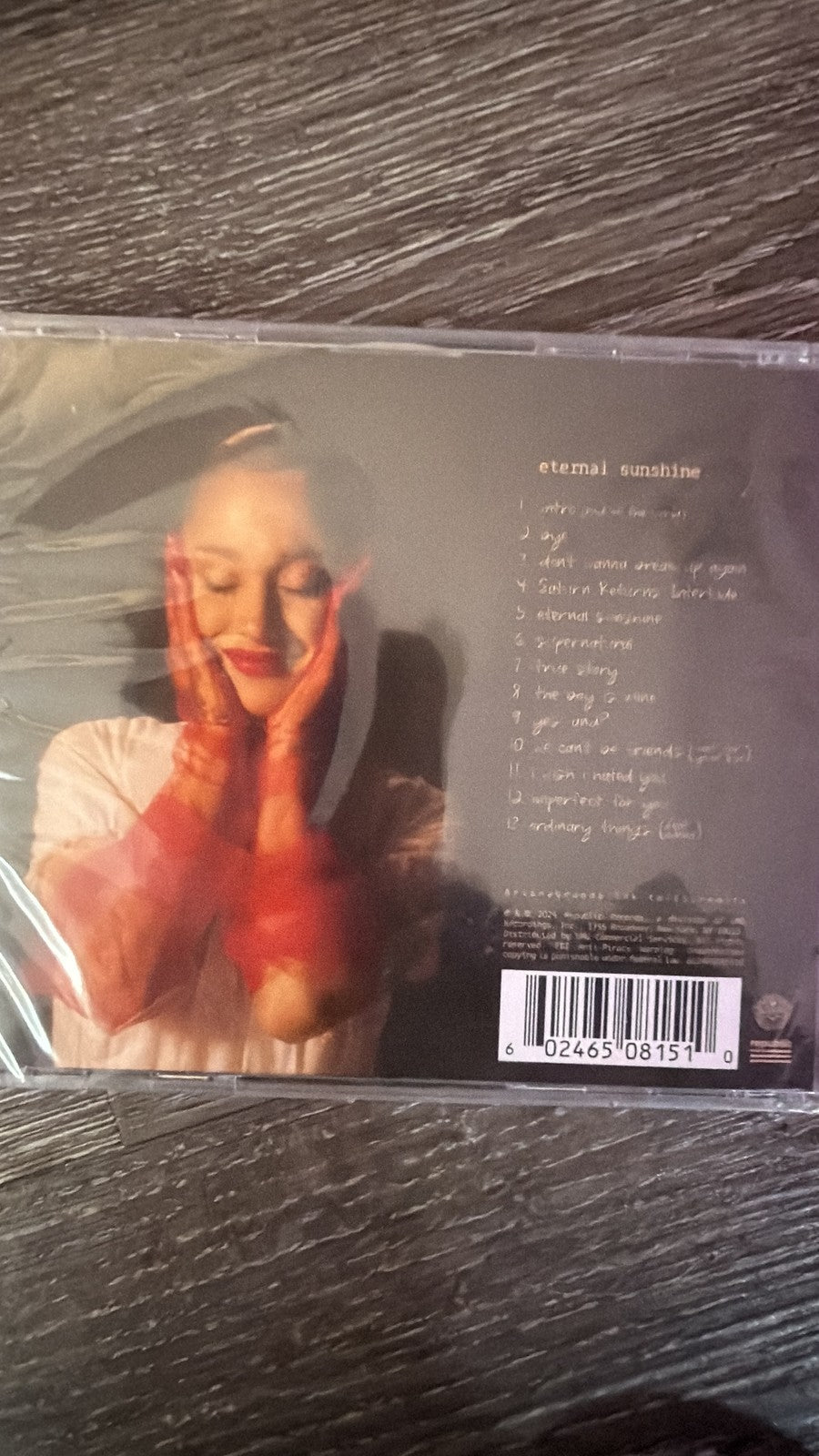 Ariana Grande Eternal Sunshine Signed CD New Sealed