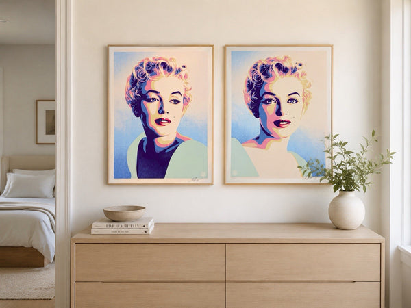 Shepard Fairey "Marilyn Sunrise" + "Marilyn Sunset" Print Set