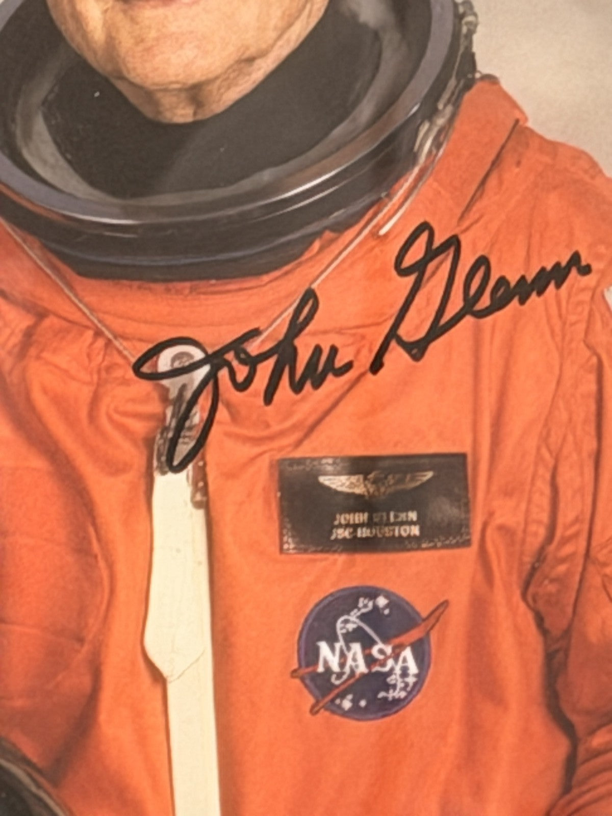 John Glenn Signed NASA Astronaut Photo Framed PSA/DNA Z11686 Autograph