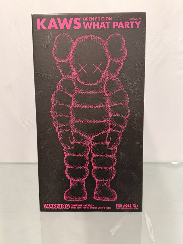 KAWS What Party Pink Companion Figure 11” Medicom Toy 2020 w/ Original Box